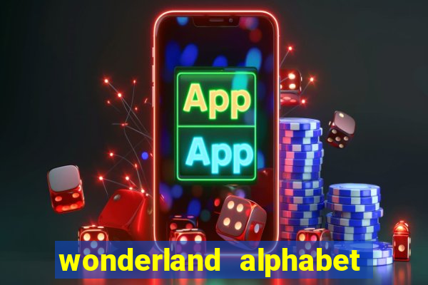 wonderland alphabet comic studio